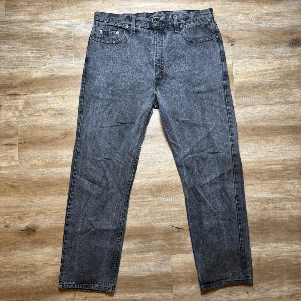Vintage‎ Levi's Orange Tab Jeans Mens 36x30 Faded Black Regular Straight Leg 90s
